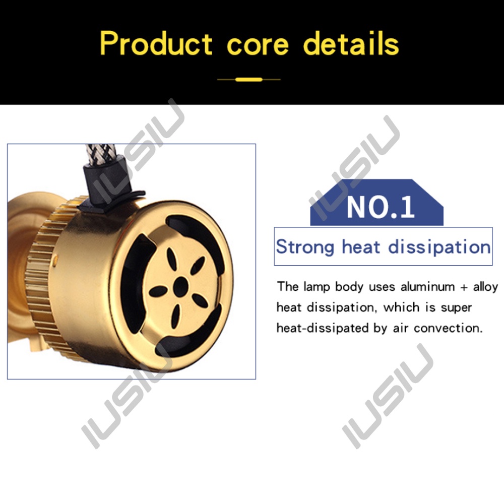 Đèn Pha Led H4 9005 HB3 9006 HB4 H1 H7 H3 H8H9 H11 Cho Xe Hơi Xe Máy