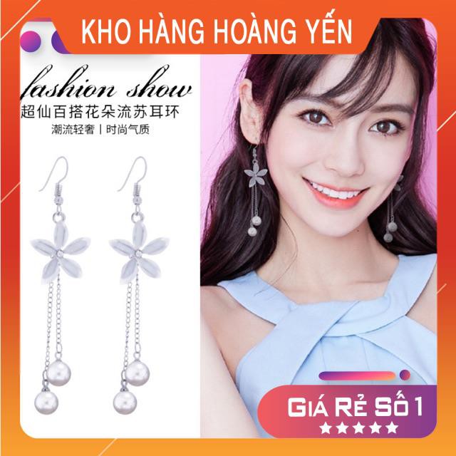 Đôi bông tai hoa đá ngọc [CAO CẤP] giá siêu sốc ✨✨✨