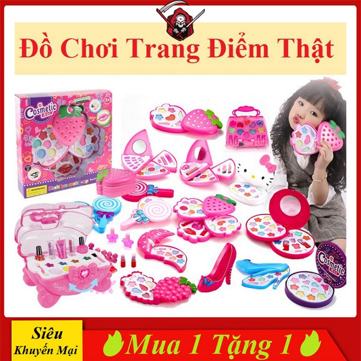 Đồ Chơi Trang Điểm KINPOW Chi Tiết Sử Dụng Thật, An Toàn Tuyệt Đối, Xóa Dễ Dàng Sau Khi Chơi