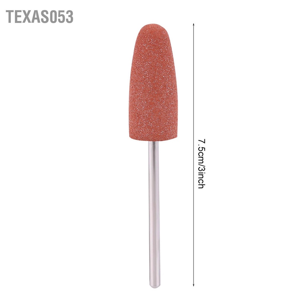 [Hàng Sẵn] Set 5 Đầu Mài Móng Silicone Làm Móng Tay gel nail Chuyên Dụng【Texas053】