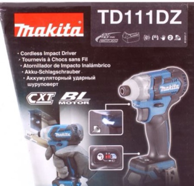 TD111DZ Body máy bắt vít 12V makita (Sản phẩm chưa bao gồm pin xạc