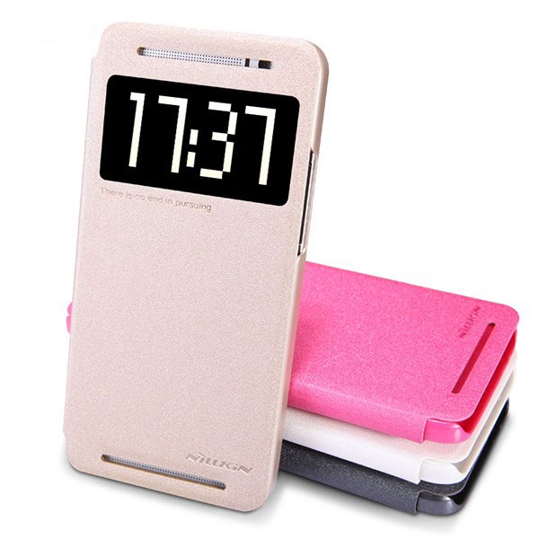 Bao da HTC One E8 Nillkin Sparkle leather