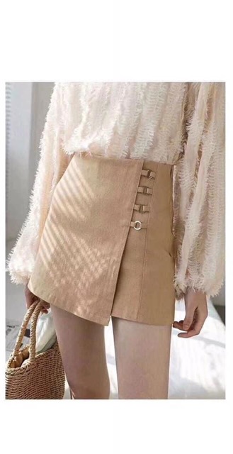 Short váy vạt chéo phối 4 móc tròn | BigBuy360 - bigbuy360.vn