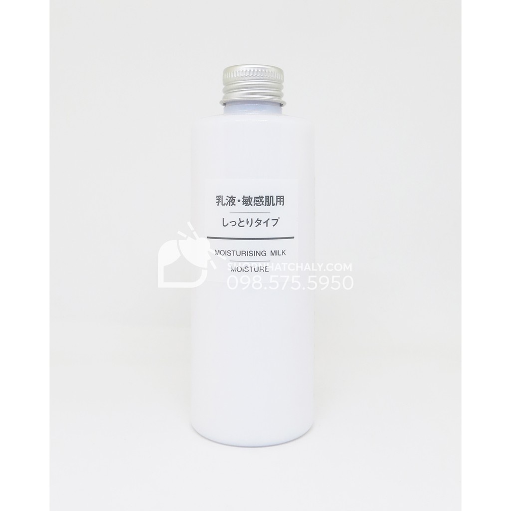 Sữa dưỡng Muji Moisturing Milk dưỡng ẩm - cấp ẩm làm căng mịn da. Mẫu mới vừa về cho da nhạy cảm. Hàng nội địa Nhật