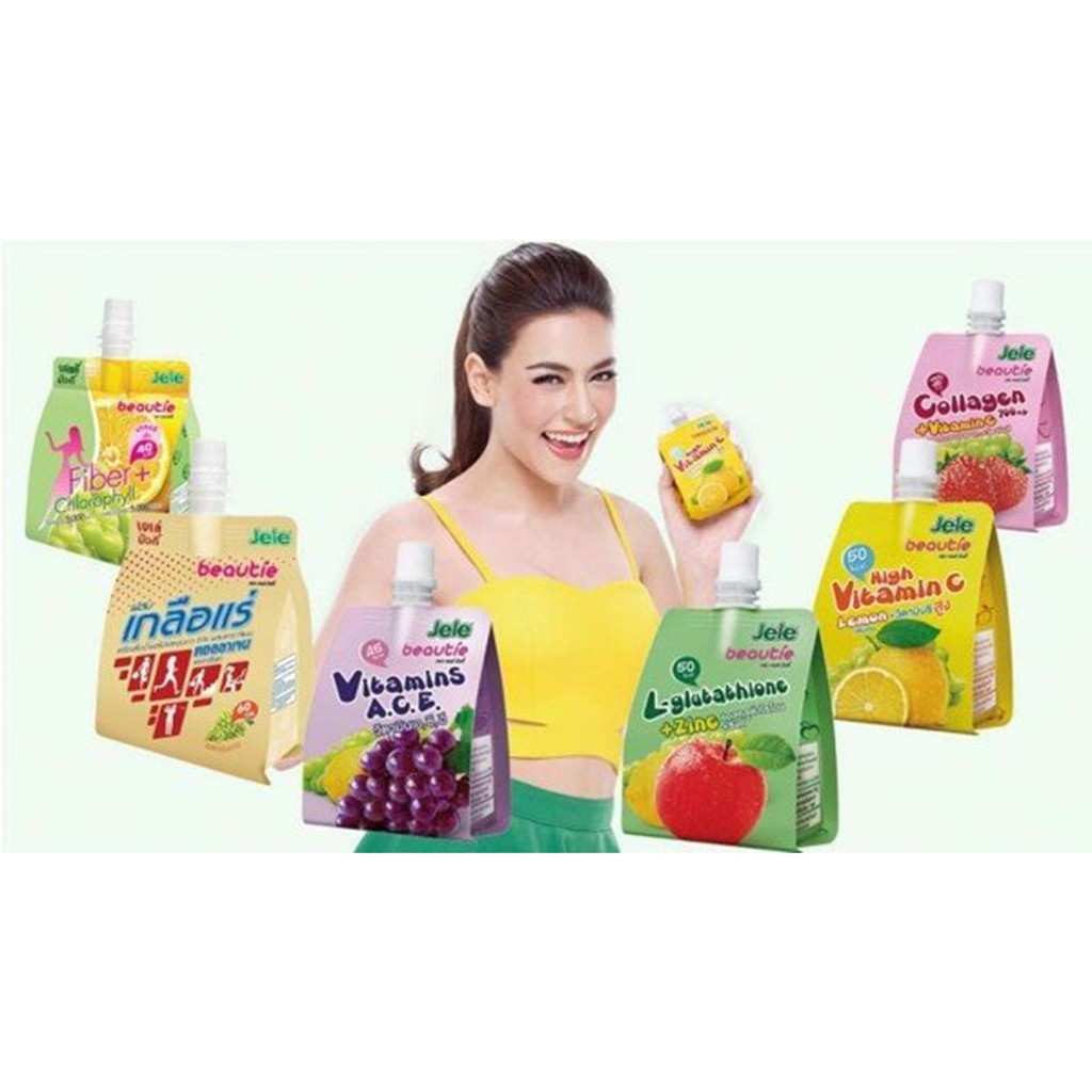 Nước thạch trái cây giàu vitamin, làm đẹp da Jele Beautie 150g - Thái Lan | BigBuy360 - bigbuy360.vn