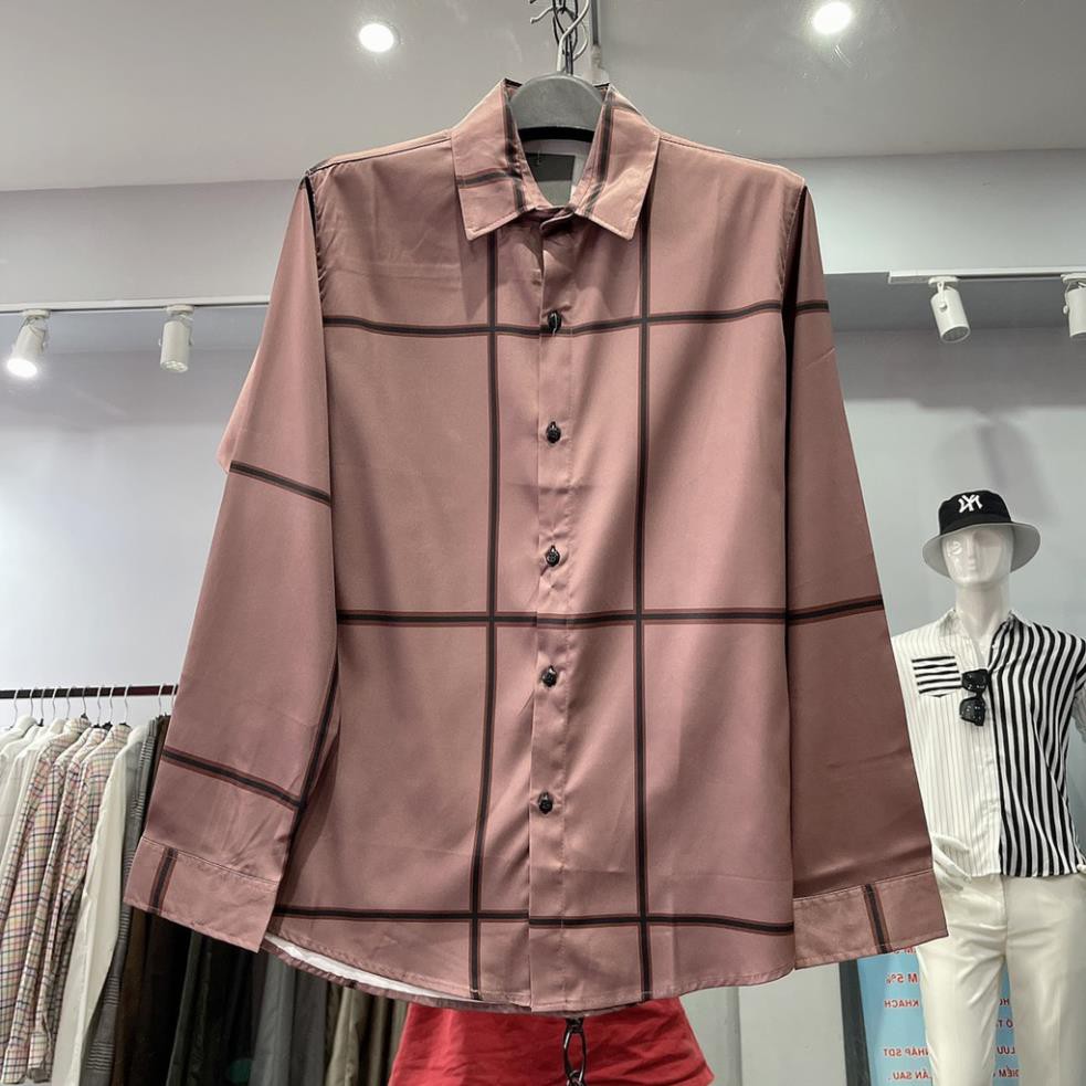 Áo sơ mi nam nữ lụa cao cấp , áo sơ mi nam nữ dài tay -D41 | BigBuy360 - bigbuy360.vn