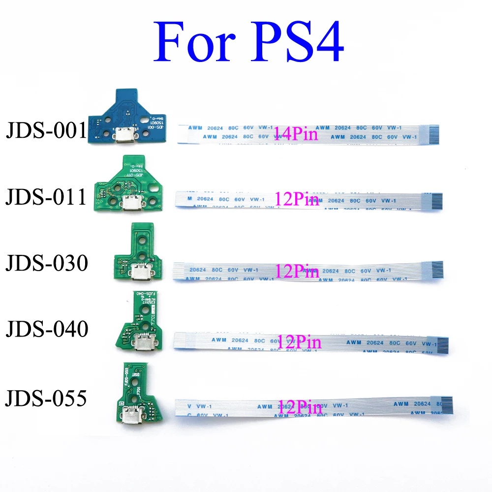 Bảng Mạch Cổng Sạc Usb 14pin 001 Cho Tay Cầm Chơi Game Ps4 Jds 011 030 040 055