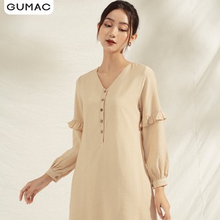 Đầm suông nữ bèo tay DA1171 GUMAC