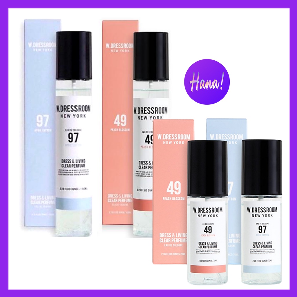 Nước hoa WDressroom mùi 49,97 Diệt khuẩn, Xịt thơm quần áo