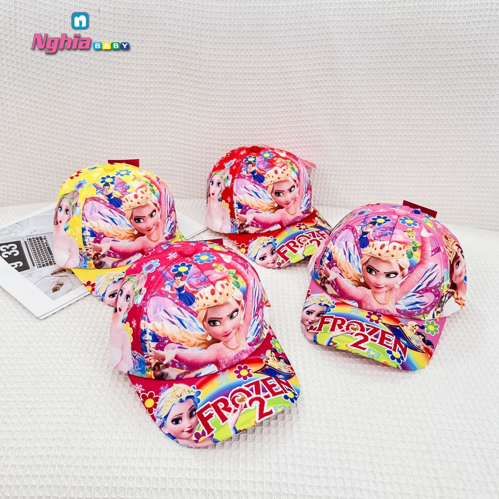 Mũ, nón hello kitty, chuột mickey kim sa L206 NGHĨA BABY siêu dễ thương cho bé gái giá siêu rẻ (GIAO NGẪU NHIÊN MÀU)