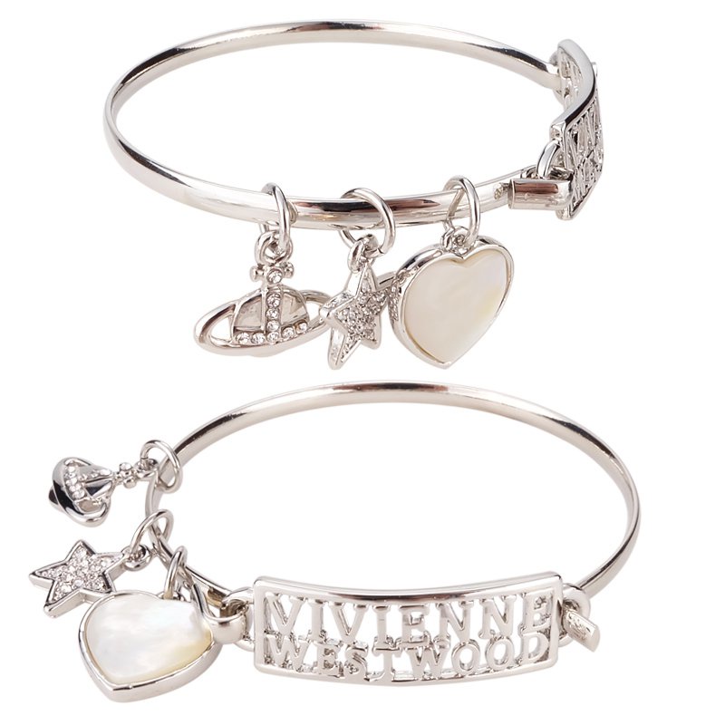 Vòng đeo tay khắc chữ thời trang Westwood