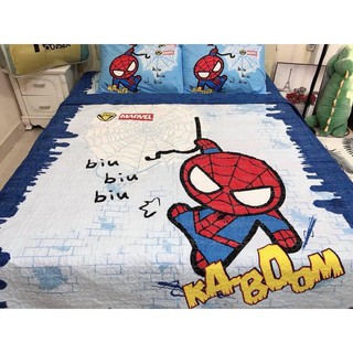 SÉT HÈ 5 MÓN COTTON POLY 3D - SIÊU NHÂN NHỆN