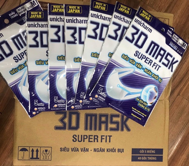 [ Mã SPE72119 hoàn 10k xu ] Khẩu trang 3D Mask kháng Khuẩn, ngăn ngừa virut