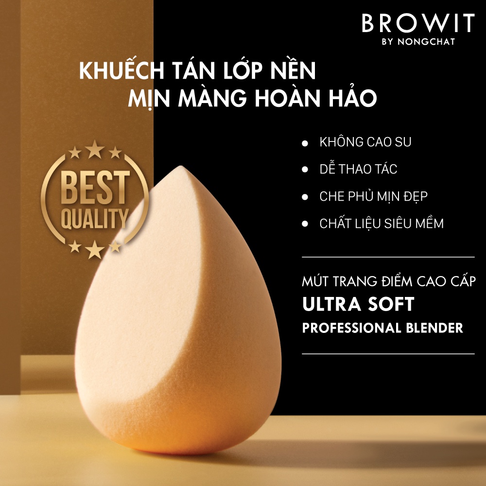 Mút Trang Điểm Browit Ultra Soft Professional Blender