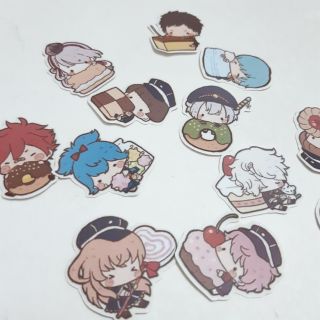 Sticker chibi dán trang trí scrapbook, planner,... size nhỏ 3-4cm