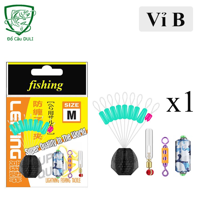 Gói Phụ Kiện Làm Trục Thẻo Câu Đài Silicon Cao Cấp PK-13