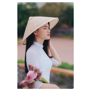 Nón lá chụp ảnh áo dài mẫu 1