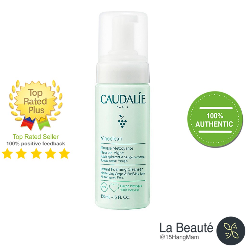 Caudalie Mousse Nettoyant - Sữa Rửa Mặt Tạo Bọt Cho Mọi Loại Da 150ml