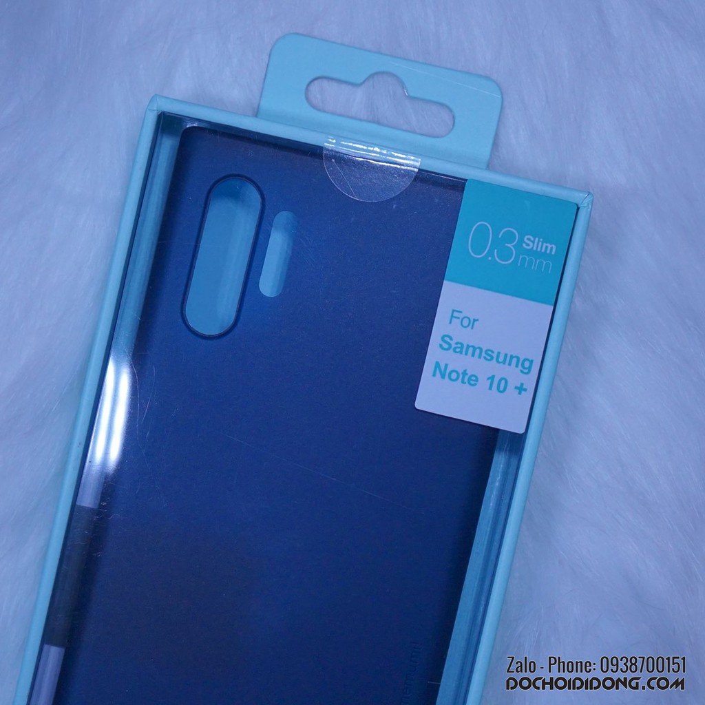 Ốp lưng Samsung Note 10 Plus Memumi siêu mỏng 0.3mm