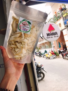 mứt vỏ bưởi sấy 100gram 20k