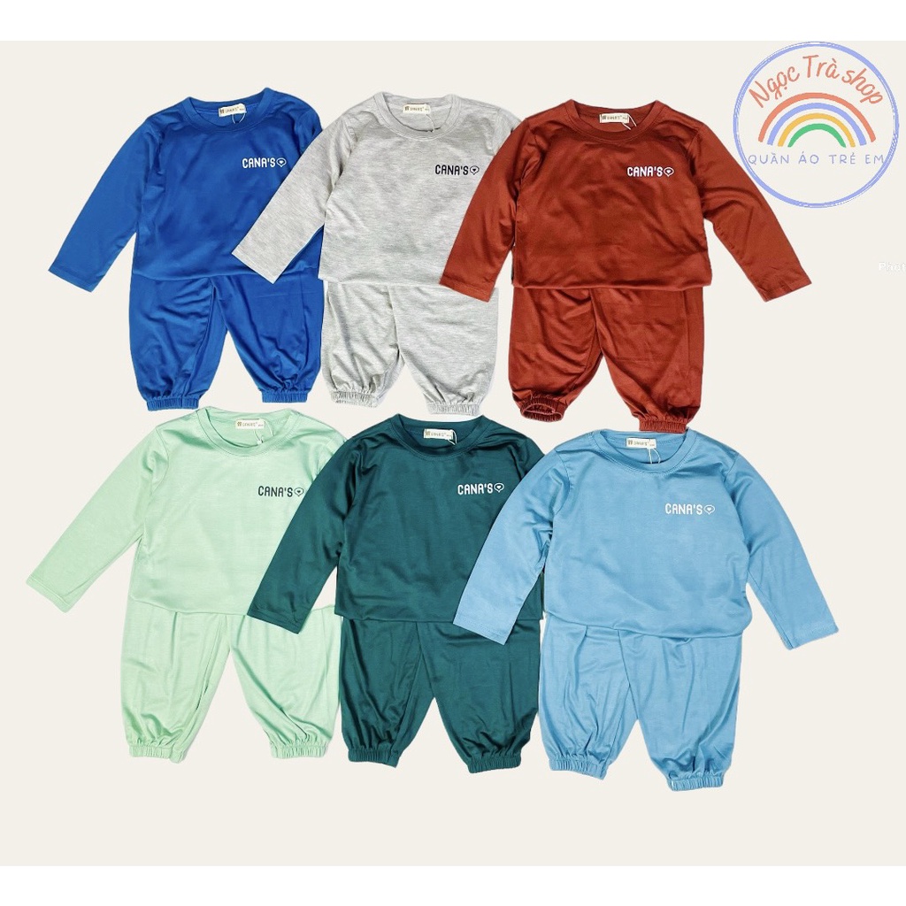 SIZE(7-30kg)FREE SHIPBộ ALIBABA Dài Tay Thun Lạnh Hàng Chuẩn Dể Thương Cho Bé Gái Bé Trai Đủ Màu