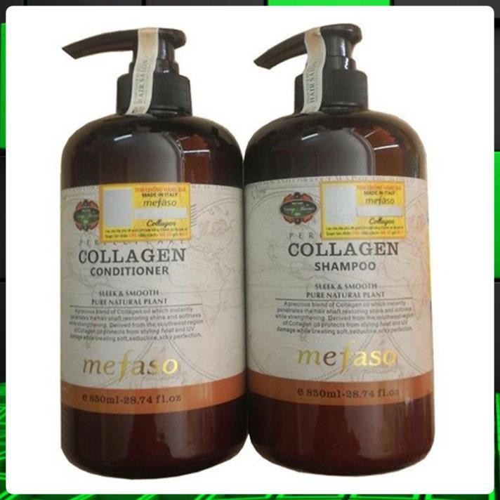 Cặp Dầu Gội Đầu, Dầu Xả Mefaso 850ml