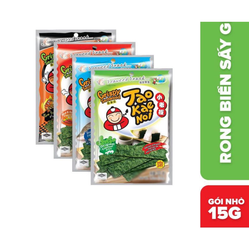 Rong biển TaoKaeNoi CRISPY SEAWEED 15g