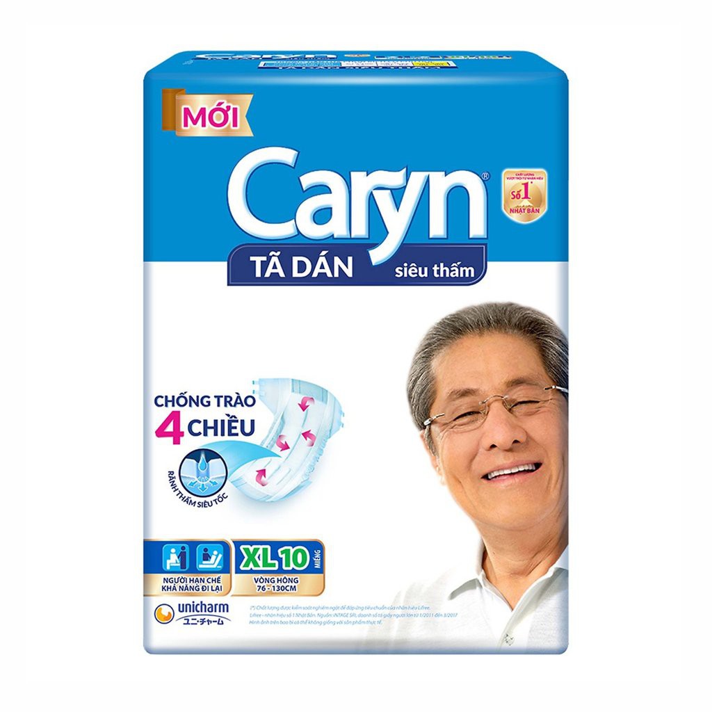 Tã dán người lớn Caryn XL10 (10 Miếng)