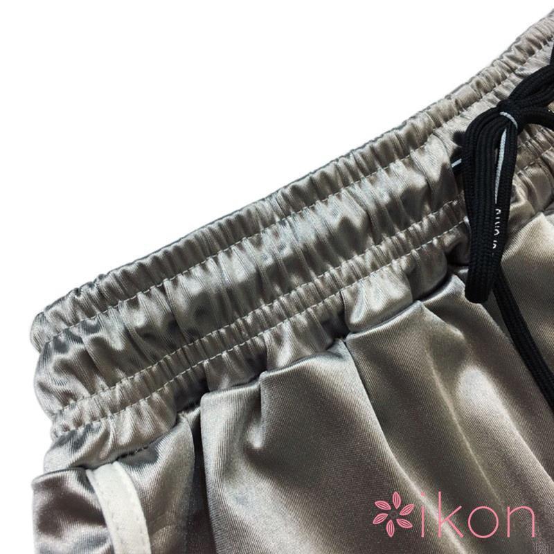 Quần ngắn thể thao thiết kế ống rộng độc đáo cho phái nữ