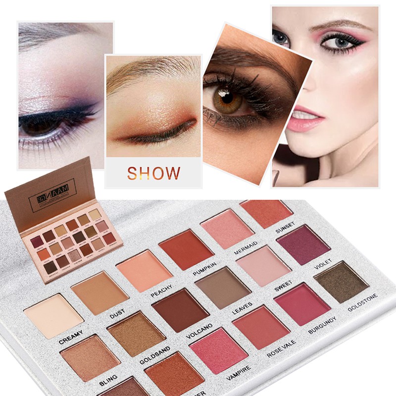 (Hàng Mới Về) Bảng Phấn Mắt 18 Màu Sắc Lâu Trôi Trang Điểm Thời Trang | BigBuy360 - bigbuy360.vn