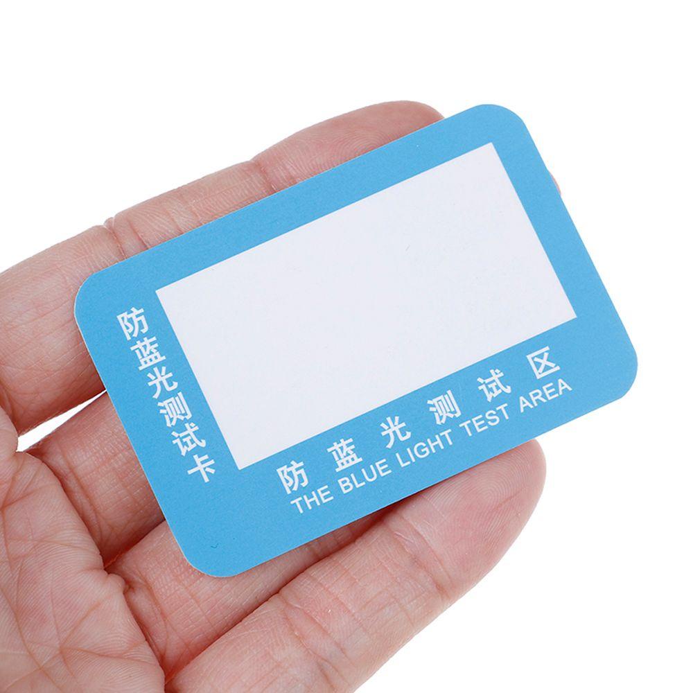 PEWANY Set 100 Thẻ Giấy Kiểm Tra Ánh Sáng Xanh Chống Ánh Sáng Xanh Có Thể Tái Sử Dụng