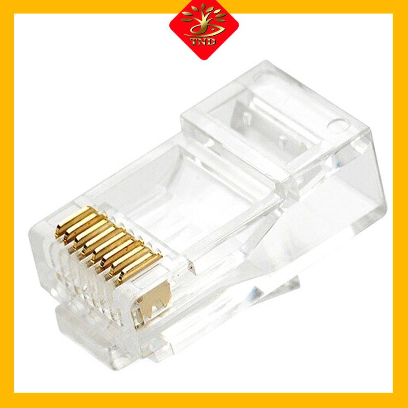 Hạt mạng Rj45 Golden japan túi 100 hạt tốt ARIGATO Đảm Bảo Chất Lượng.HMGJ
