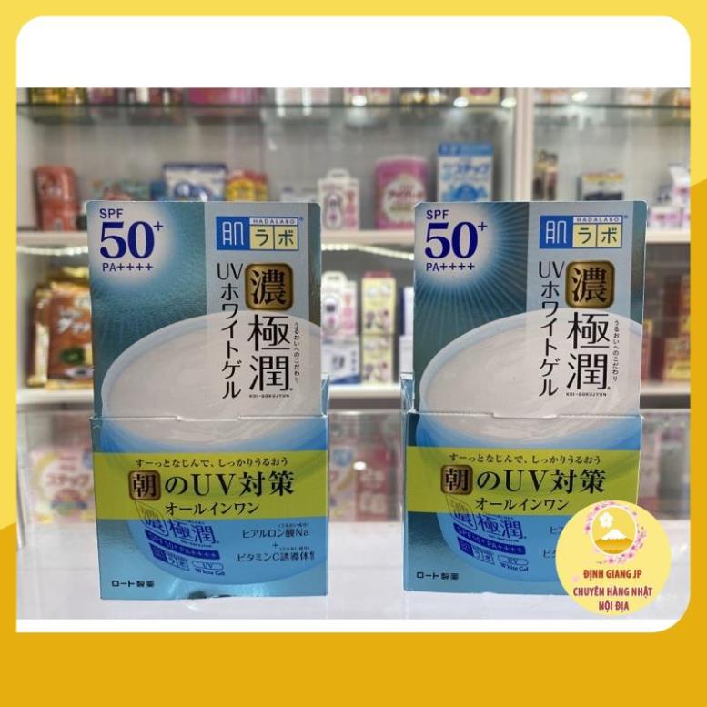 Kem dưỡng ẩm Hada Labo Koi-Gokujyun UV White Gel SPF50+ PA++++ 90g