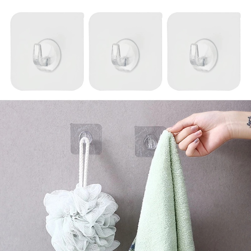 1 Móc Treo Đồ Dán Tường Đa Năng Tiết Kiệm Không Gian