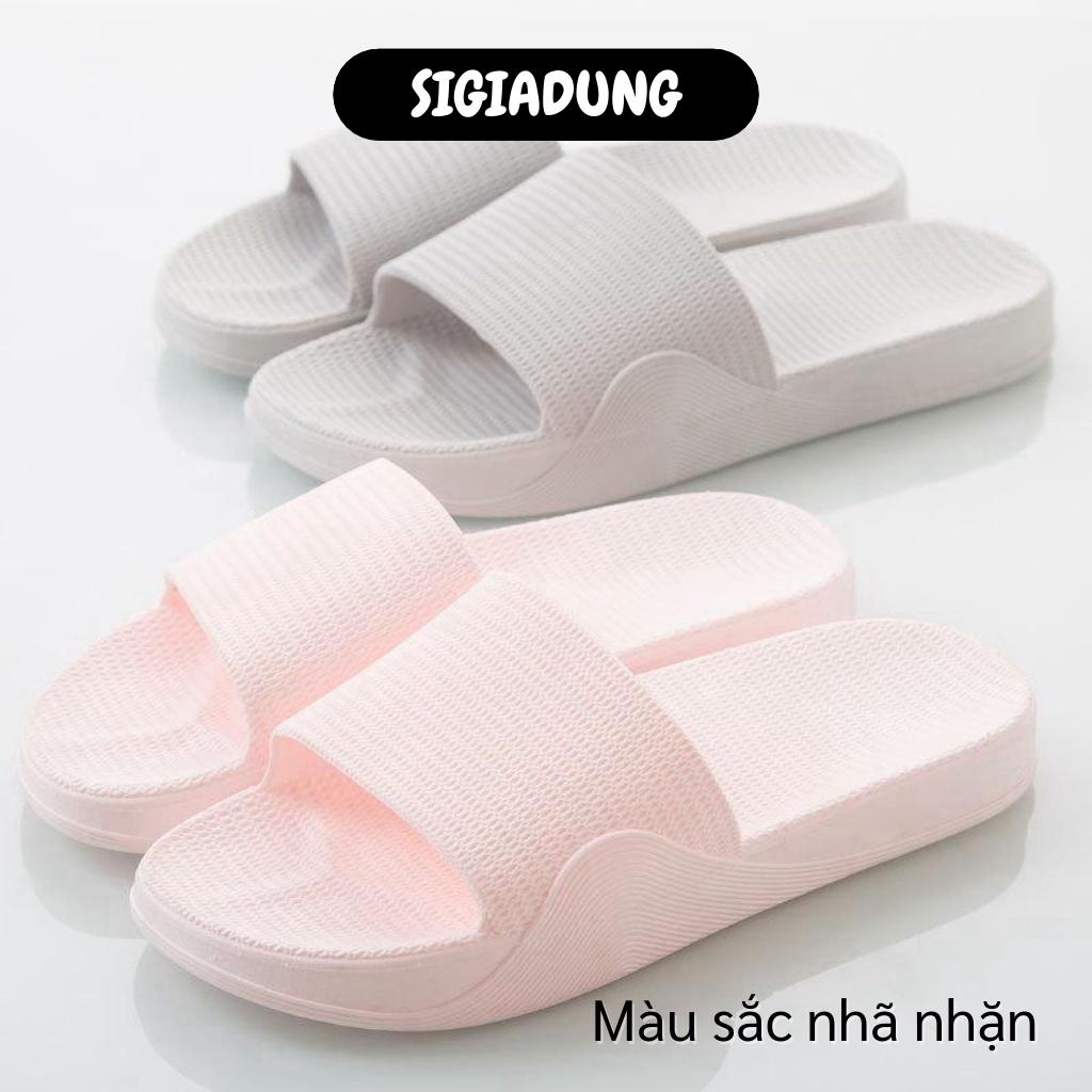 [SGD] Dép Đi Trong Nhà - Dép Quai Ngang Kẻ Sọc Chữ O Nam Nữ Mang Trong Văn Phòng, Spa 7778