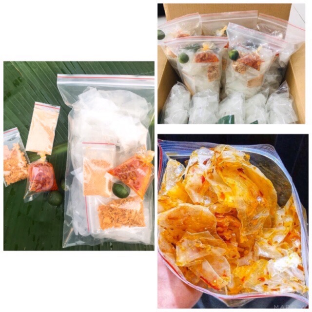 Combo 10 bịch bánh tráng lá chuối Tây Ninh Nguyệt Như