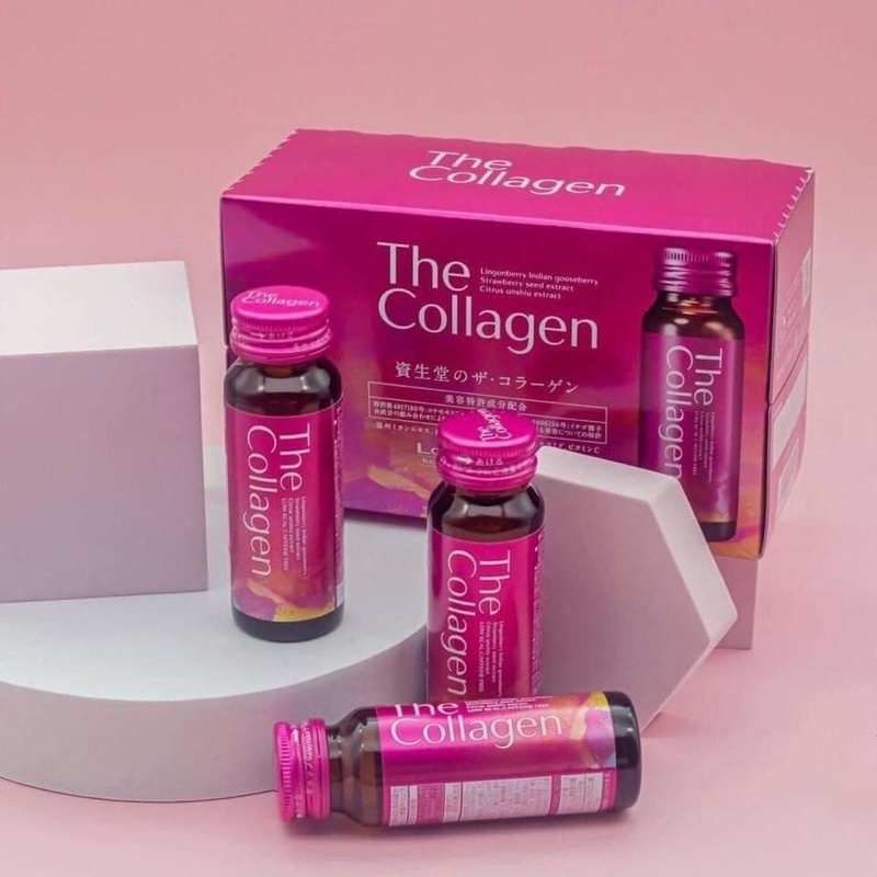 Nước Uống Trắng Da COLLAGEN THE SHISEIDO NEW 8 Nội Địa Nhật 1 Hộp 10 Chai - SAKUKO