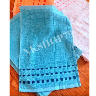 [28 x 42 cm sọc caro 2 đầu] Khăn mặt Hải Cẩu Cao Cấp HHD6