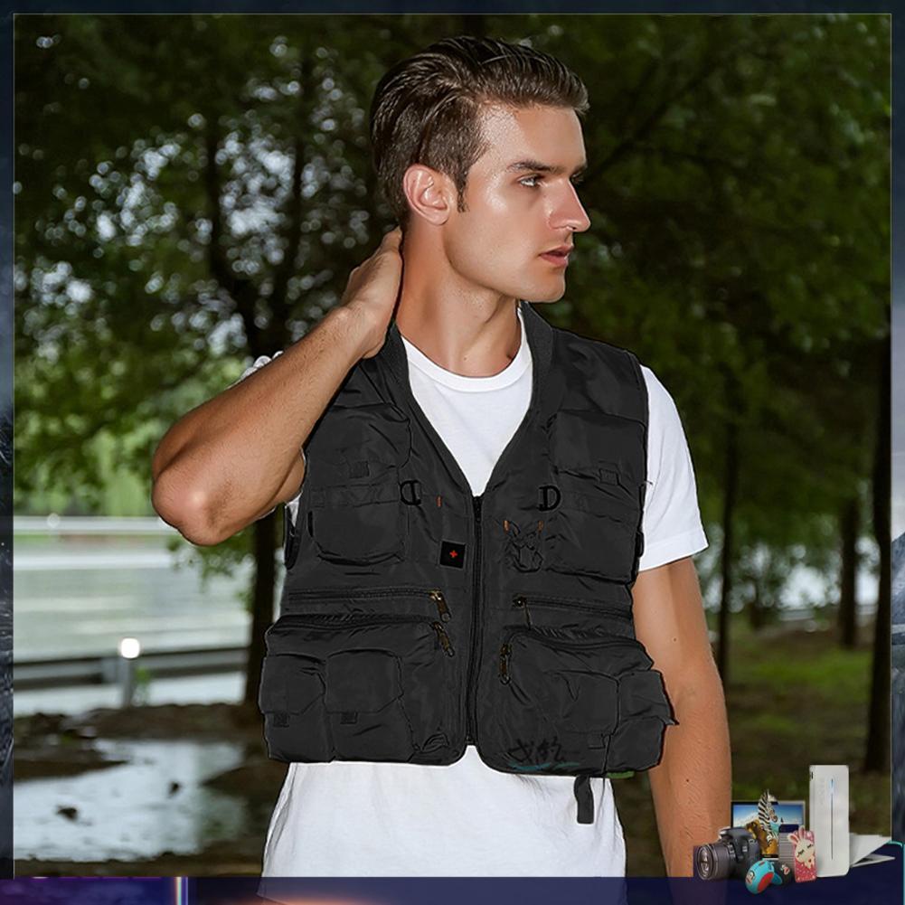 Áo Phao Cứu Sinh Nhiều Túi Tiện Dụng Cho Người Lớn Và Trẻ Em