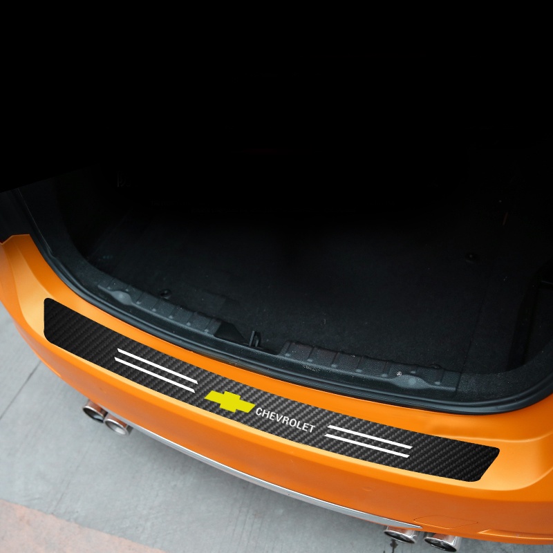 1 Miếng Dán Logo Xe Hơi Chevrolet Captiva Colorado Cruze Spark Malibu Aveo Bằng Sợi Carbon