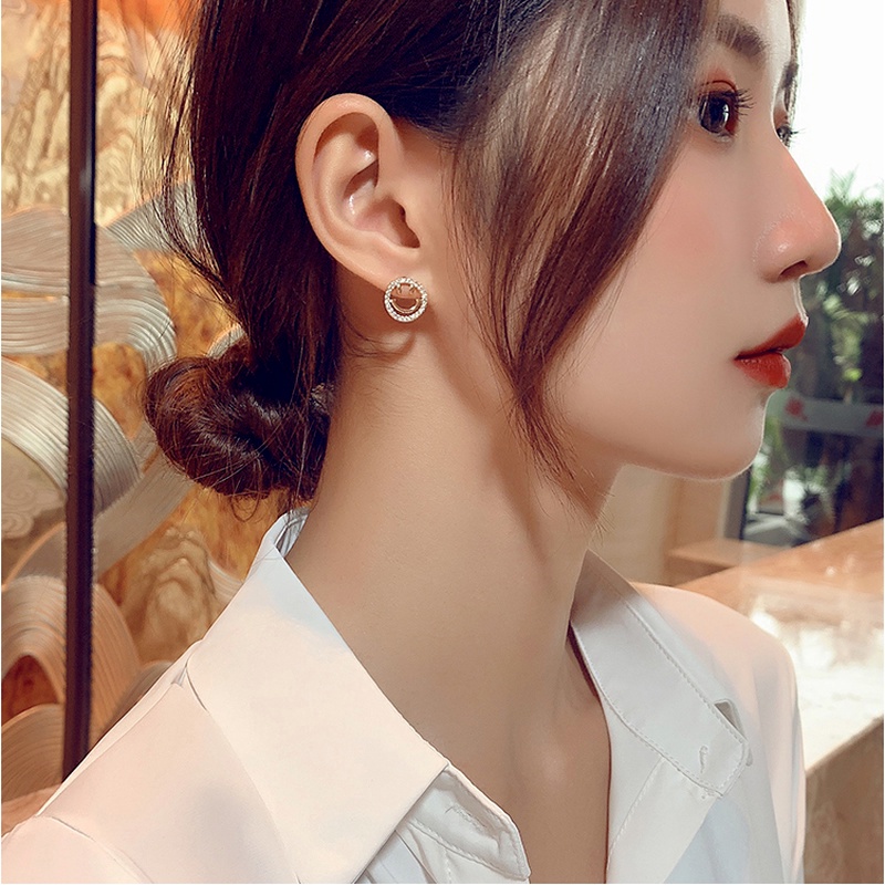 Đôi Bông Tai Hình Mặt Cười Thời Trang Hàn Quốc Cho Nữ