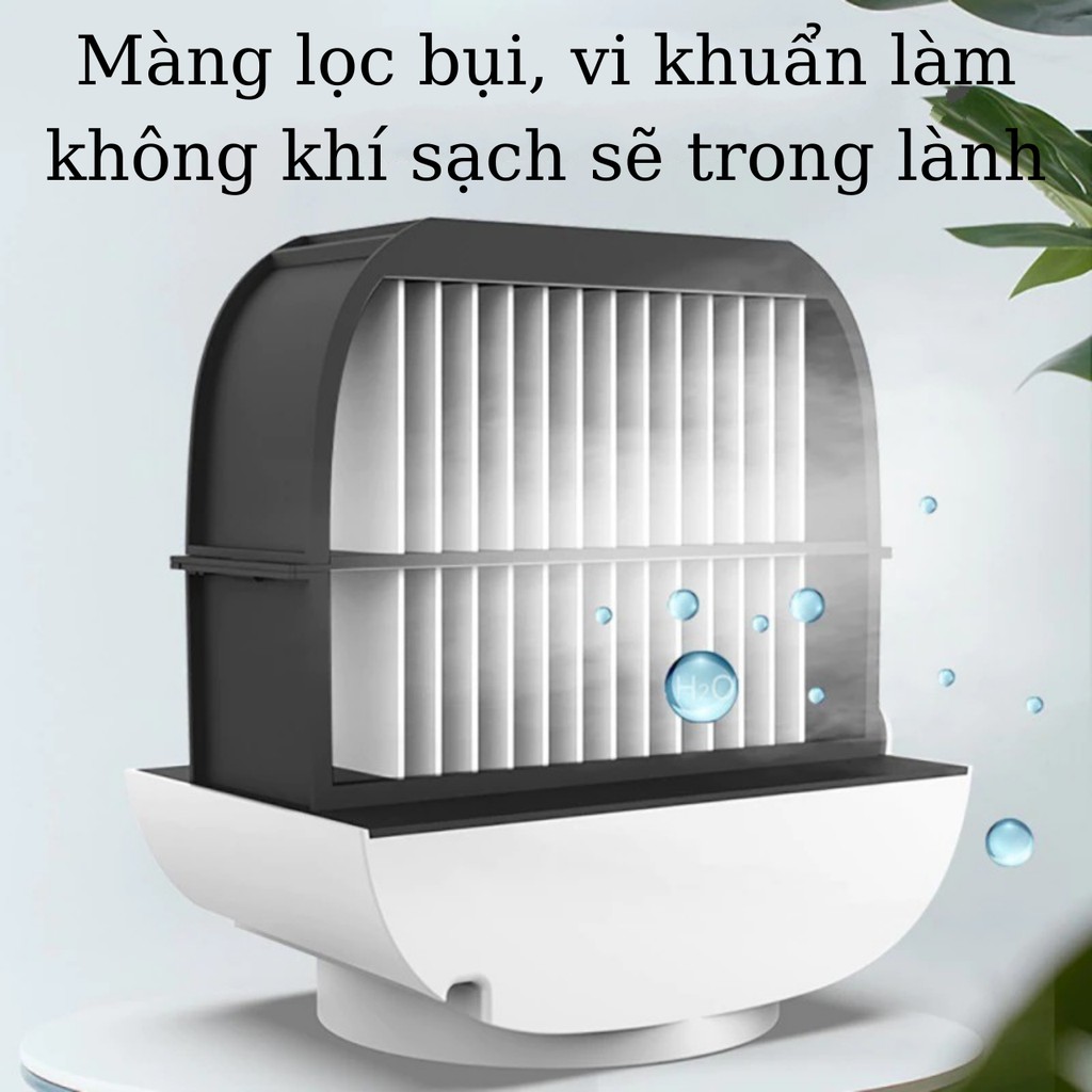 Quạt điều hòa hơi nước mini để bàn TiLoKi Air Cooler M201 3 tốc độ tiết kiệm điện