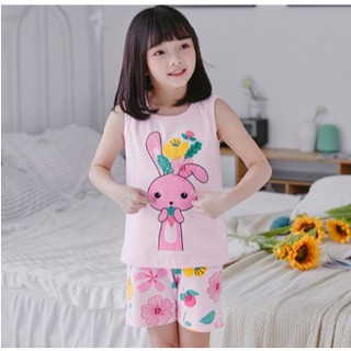 Bộ ba lỗ bé gái hình thỏ hoa hồng