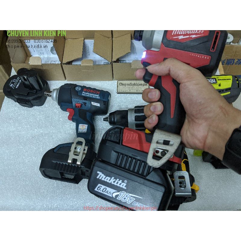 Bộ Chuyển Đổi Nguồn MI20MI Cho Makita 18v/20v sang Miwakee 18v/20v  Li-lon H4 ( BL64_148 )