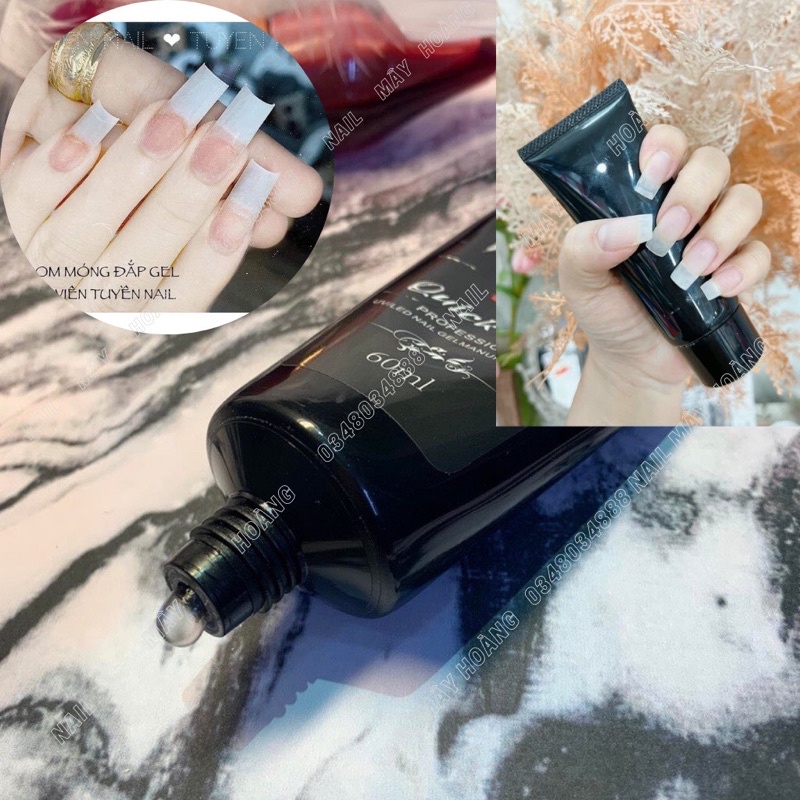Gel tuýp MC màu clear 60ml để đắp móng,vá móng công nghệ mới -shop Nailmayhoang