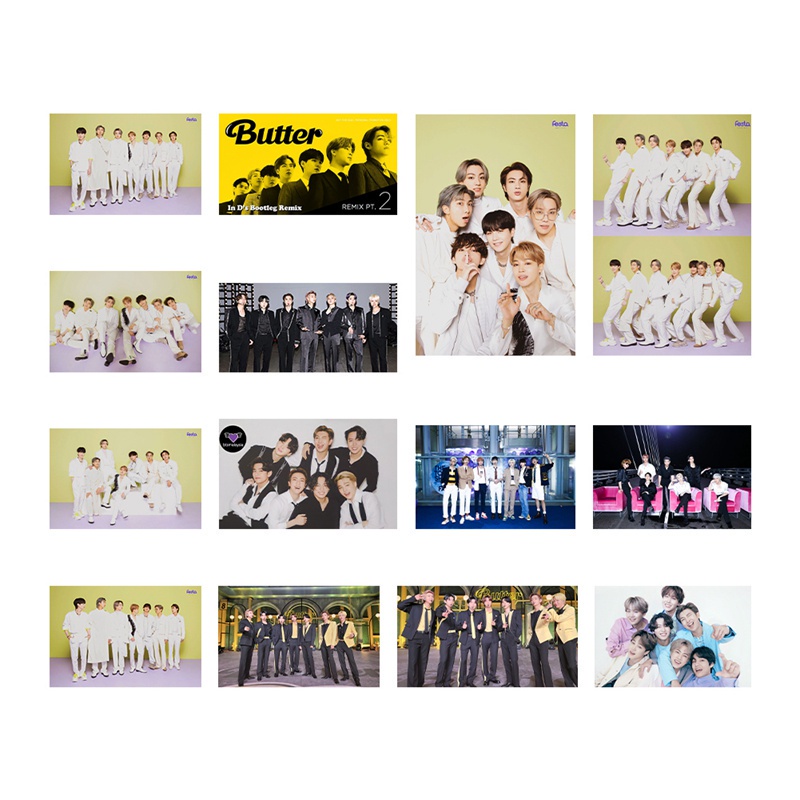 Tấm áp phích dán tường hình BTS k-pop cỡ A3