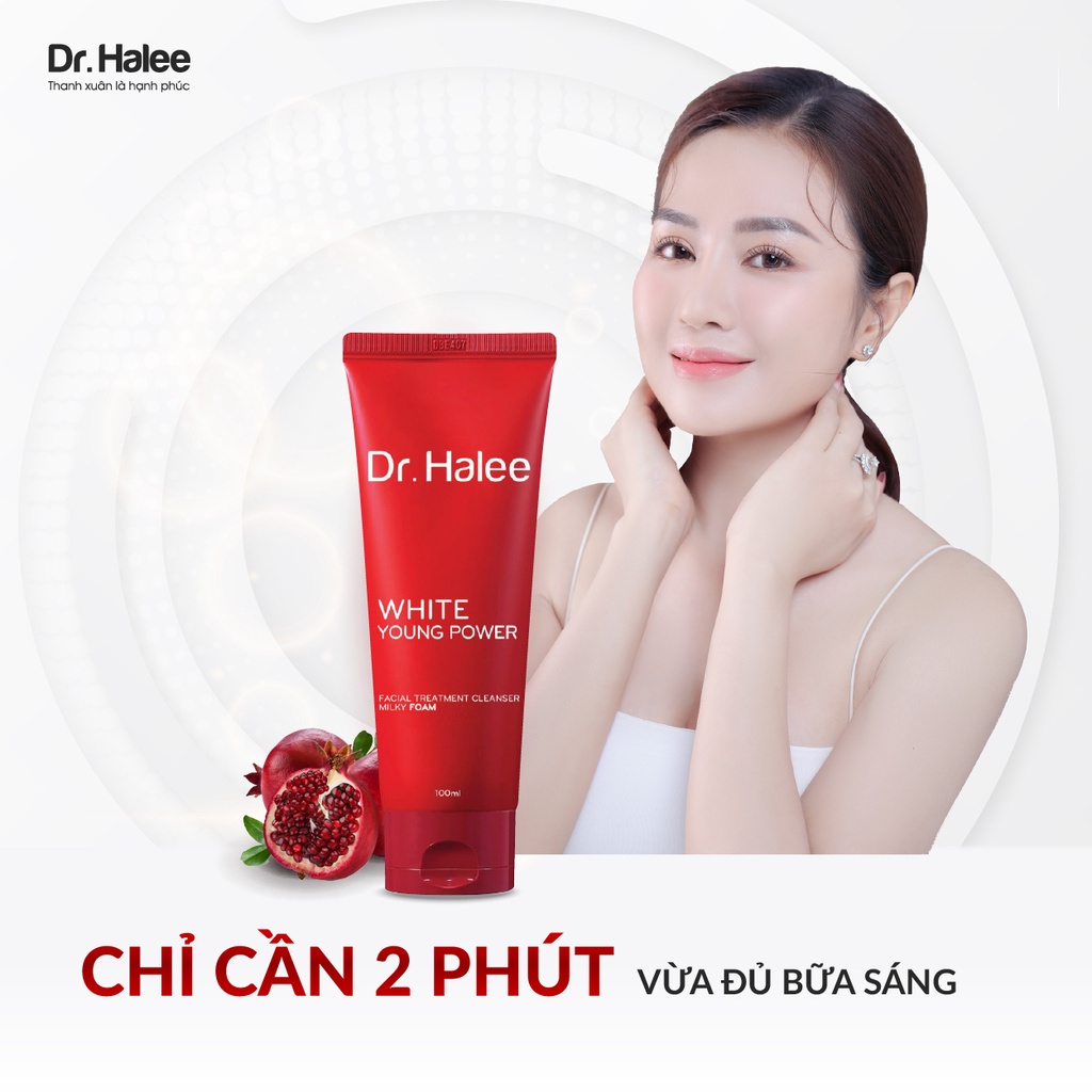 Sữa rửa mặt Dr.Halee Facial Treatment Cleanser 100ml sạch sâu dịu nhẹ cho da