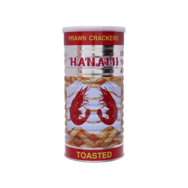 Snack tôm Hanami lon 110g