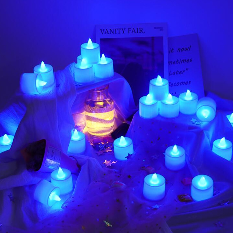 Đèn LED Hình Nến Không Khung Trang Trí Tiệc Sinh Nhật/Lễ Tình Nhân