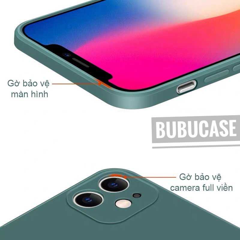 Ốp lưng iP 12 chống bẩn logo táo - hàng xịn - full viền - bảo vệ camera cho iP 12 /12mini / 12pro/ 12promax | BigBuy360 - bigbuy360.vn
